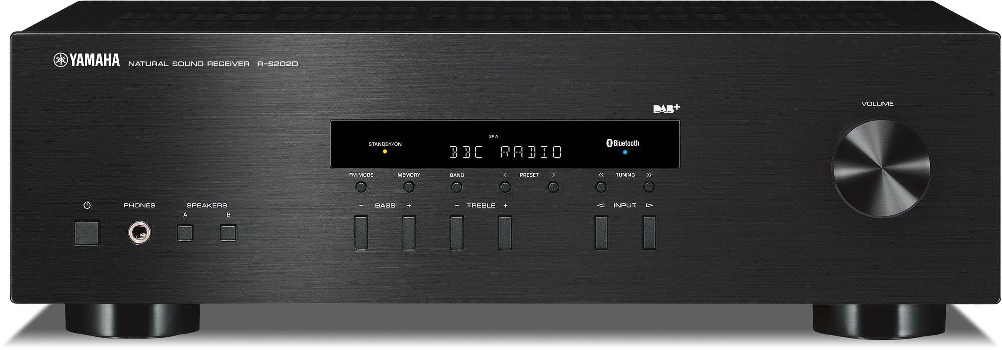 YAMAHA R-S202D čierny