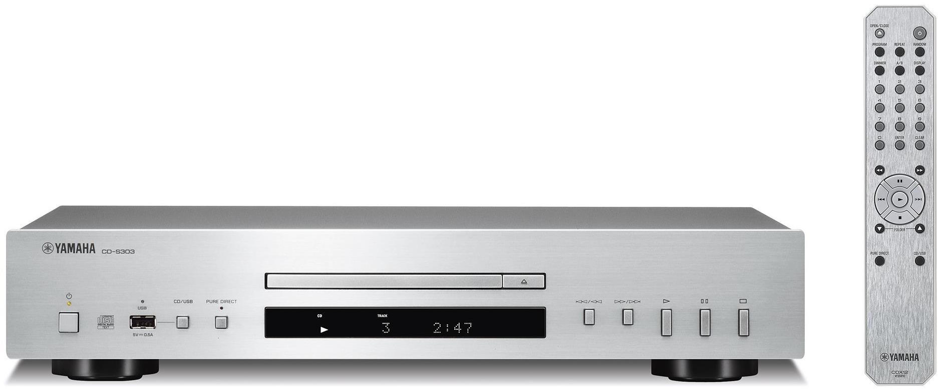 YAMAHA CD-S303 strieborný