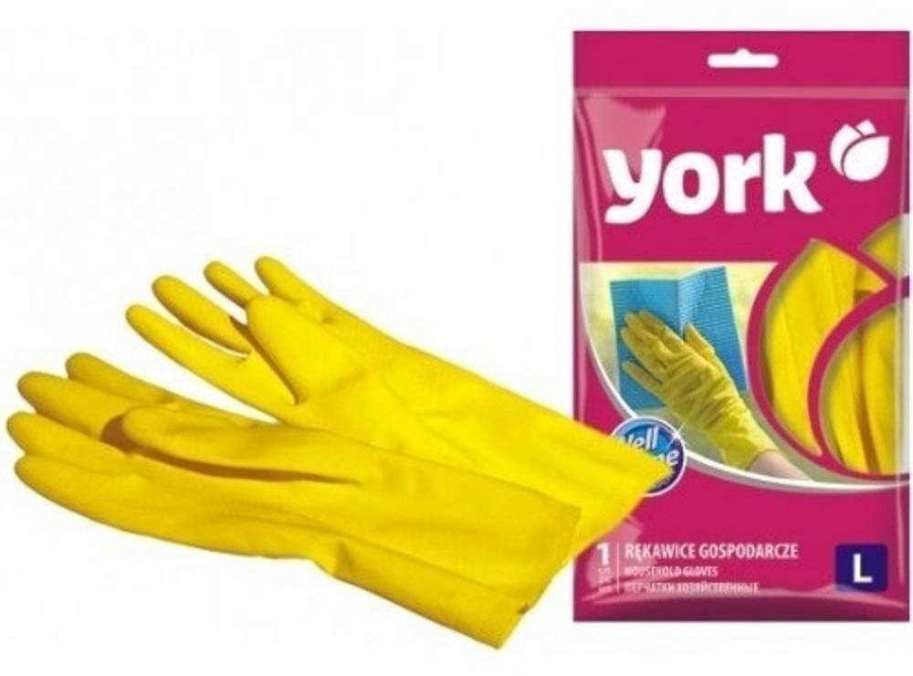 YORK Rukavice gumové L