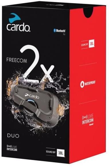 Cardo FREECOM 2X (JBL) DUO Intercom na motocykel pre 2 osoby