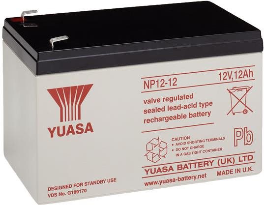 YUASA 12 V 12 Ah bezúdržbová olovená batéria NP12-12