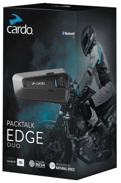 Cardo PackTalk Edge Duo interkom na motocykel pre 2 osoby