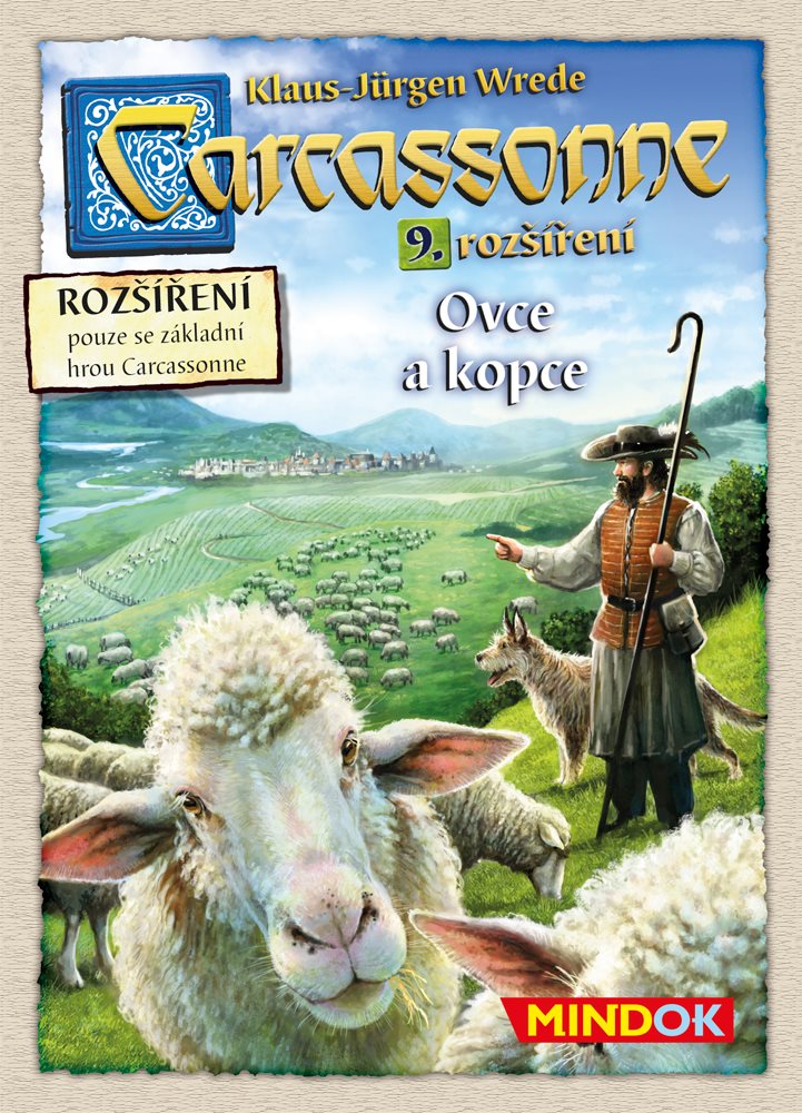 Carcassonne – ovce a kopce – 9. rozšírenie