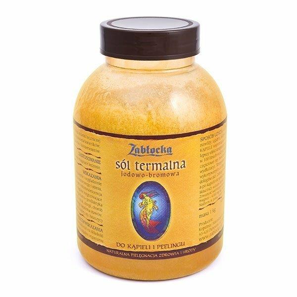 Zablocka Termálny jód Brómová soľ na kúpanie, peeling, inhaláciu, obklady, 1000 g