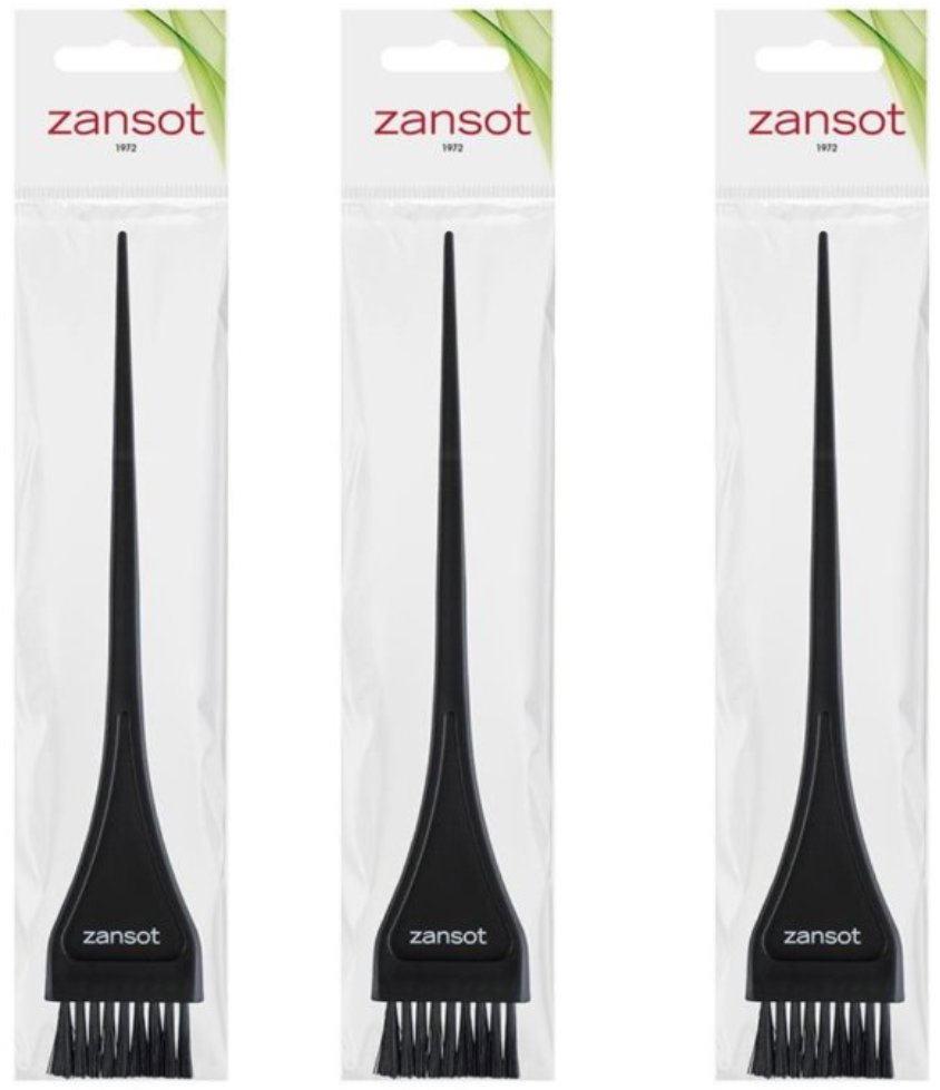 Zansot Štetec na farbenie vlasov, 3 ks