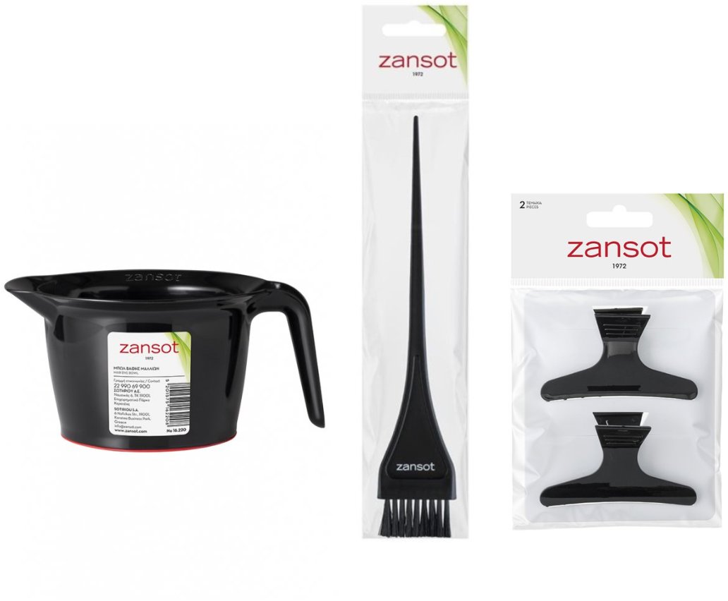 Zansot Súprava na farbenie vlasov + kadernícka sponka