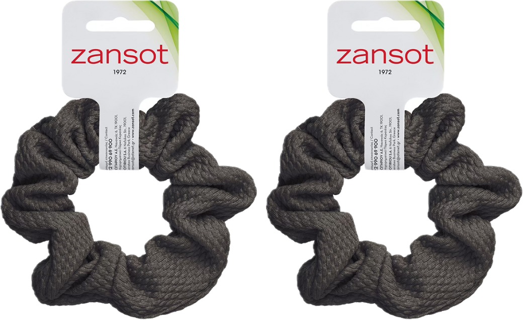 Zansot Scrunchie 2 ks, sivá