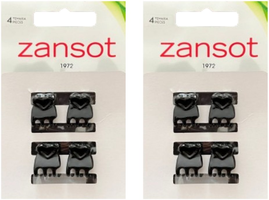 Zansot Sponka 1,5 cm, lesklá čierna