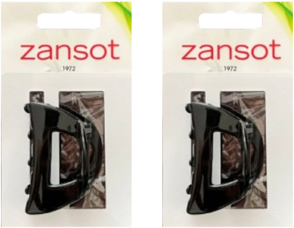 Zansot Sponka 5,5 cm, lesklá čierna