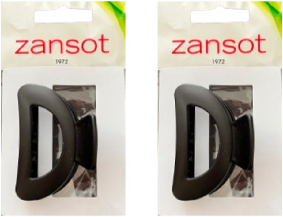 Zansot Sponka Large 8 cm, lesklá čierna