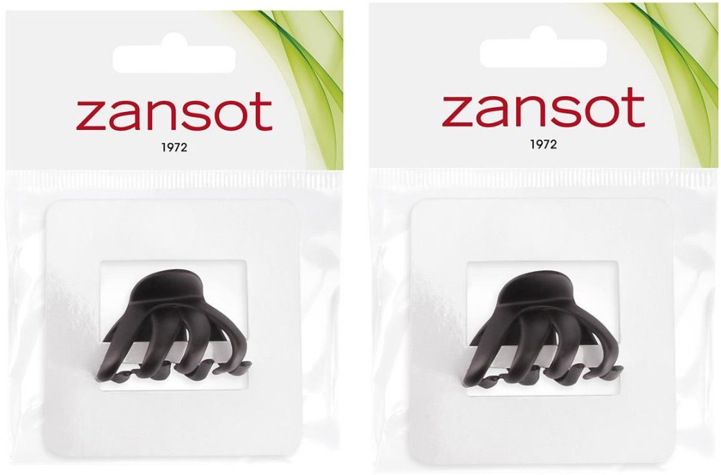 Zansot Sponka Chobotnica 4,2 cm, matná čierna