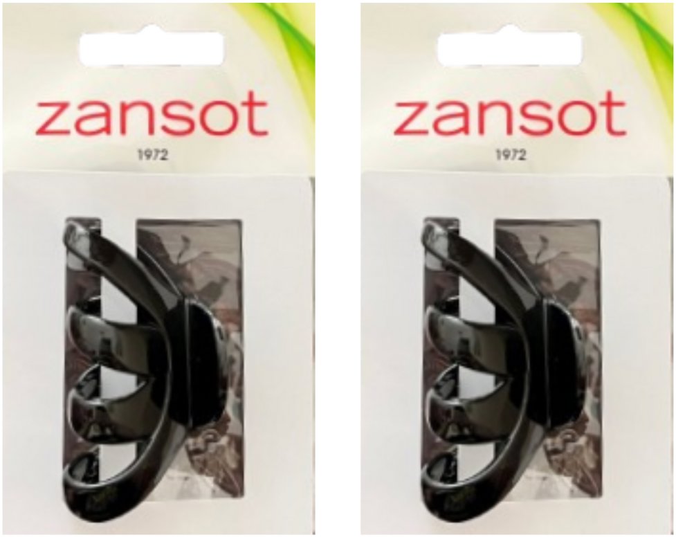 Zansot Sponka Chobotnica 6 cm, lesklá čierna