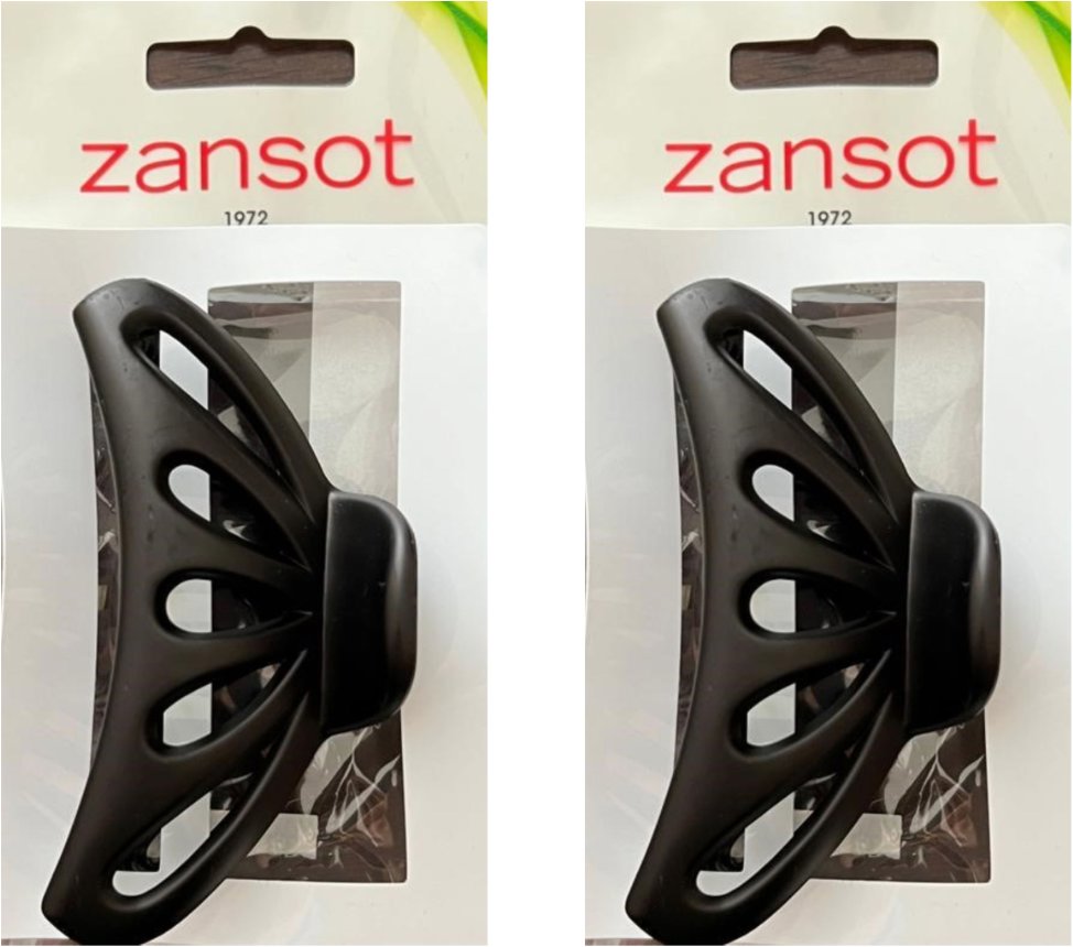 Zansot Sponka Curved Large 9,5 cm, matná čierna