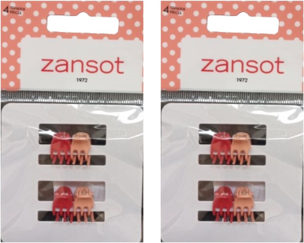 Zansot Detská sponka, červená