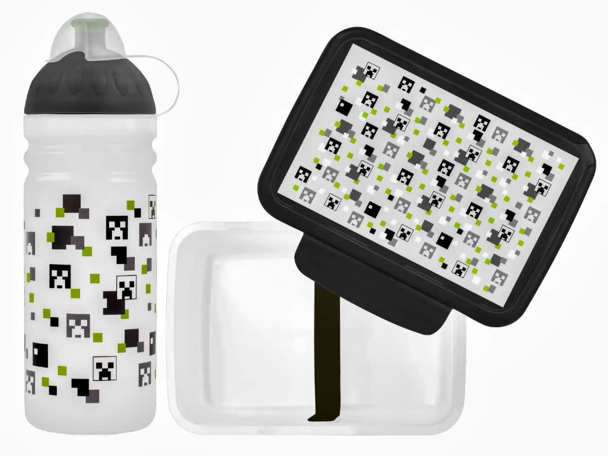 ZDRAVÁ FĽAŠA zdravá desiata + zdravá fľaša 0,7 l PIXEL HEAD sada