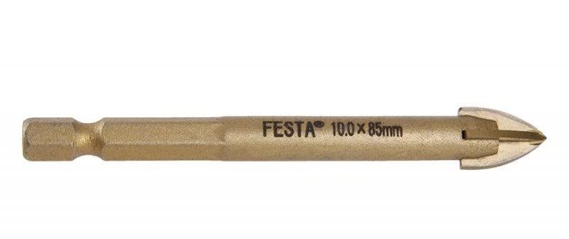 Vrták na sklo a keramiku, 10 mm, FESTA