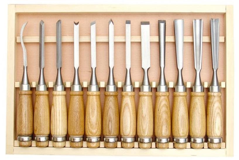 Dláta rezbárske SADA, 12 ks