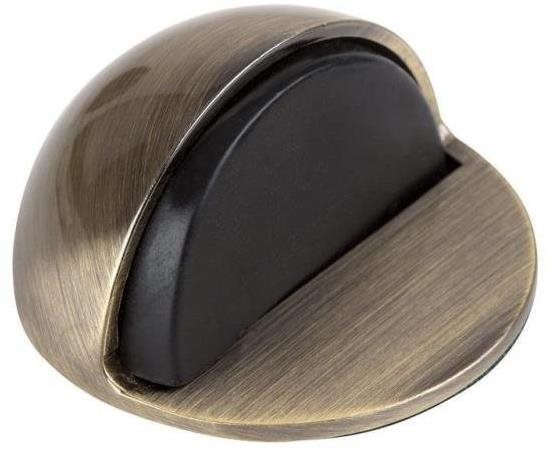 Zarážka dverná, priemer 45 × 24 mm, samolepiaca, černidlo