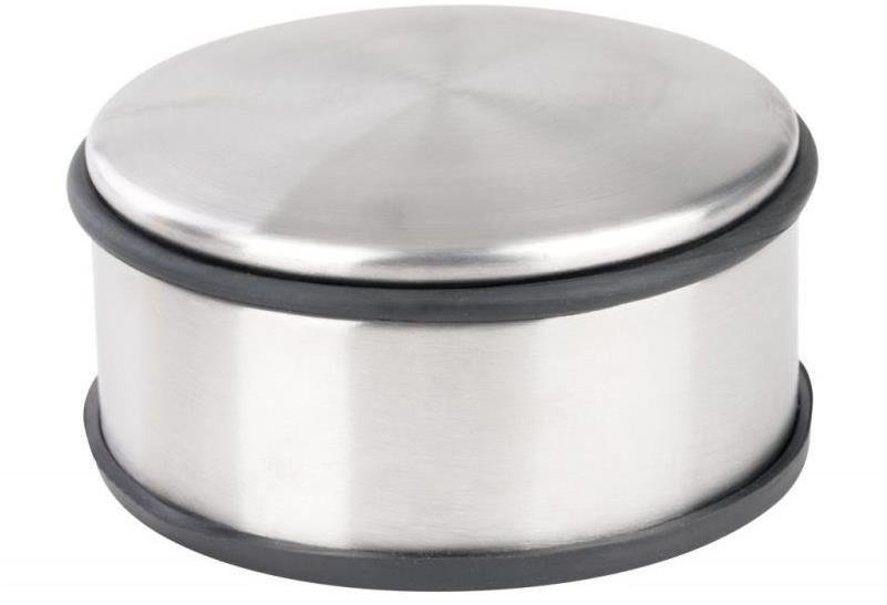 Zarážka dverná, priemer 110 × 60 mm, 1,1 kg, nehrdzavejúca oceľ, dizajn
