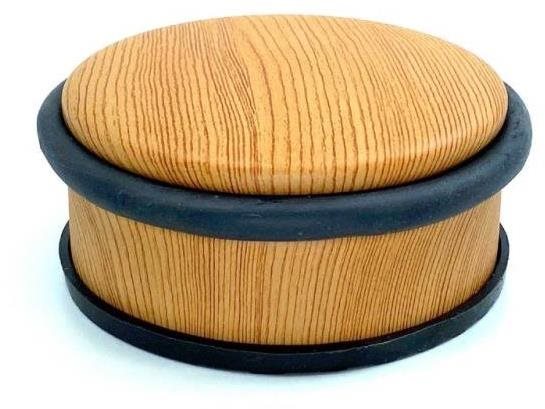 Zarážka dverná, priemer 100 × 47 mm, 1,1 kg, drevodekor
