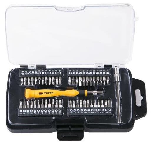 Bity jemné 50 ks s adaptérom súprava