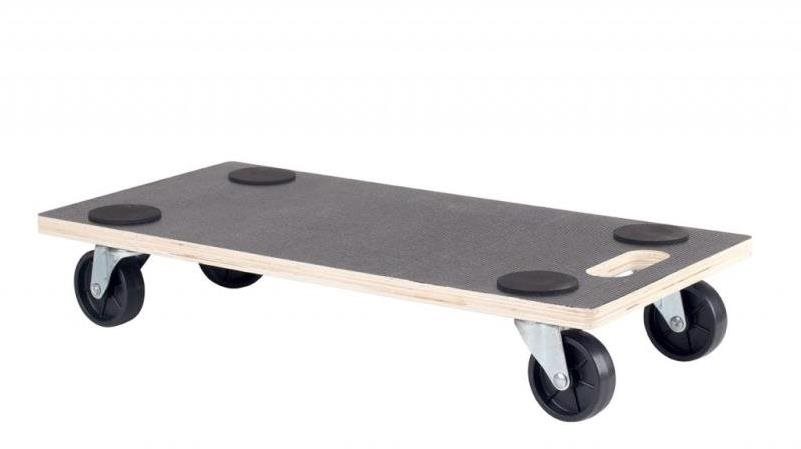 Doska transportná pre tvrdé podlahy, 58 × 29 cm, protišmyková preglejka s fóliou, nosnosť 200 kg