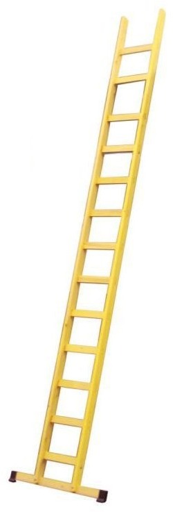 Rebrík drevený oporný, 13 priečok, 4 m, ENPRO