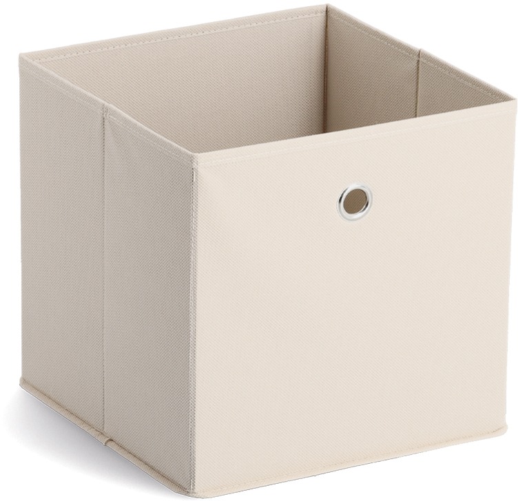 Zeller Úložný box vliesový béžový, 28 × 28 × 28 cm