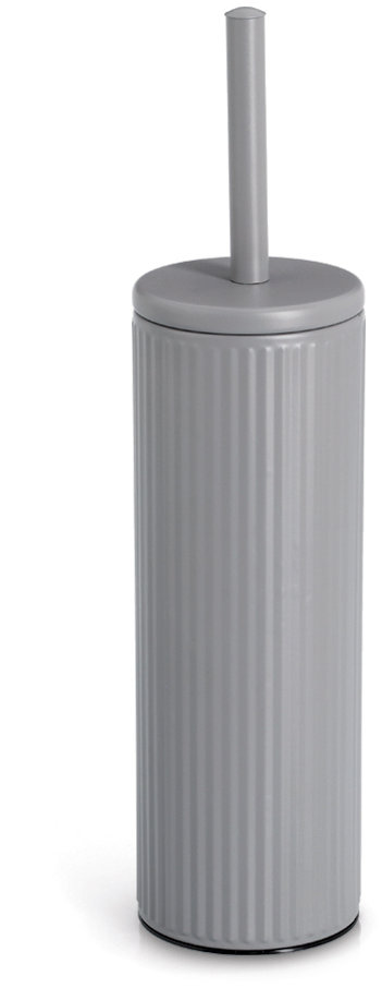 ZELLER WC Štetka kovová sivá 9,7 × 40 cm