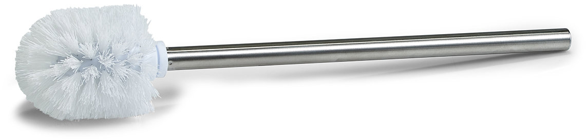 Zeller WC Štetka náhradná biela, nehrdzavejúca oceľ, 7,5 × 39,5 cm
