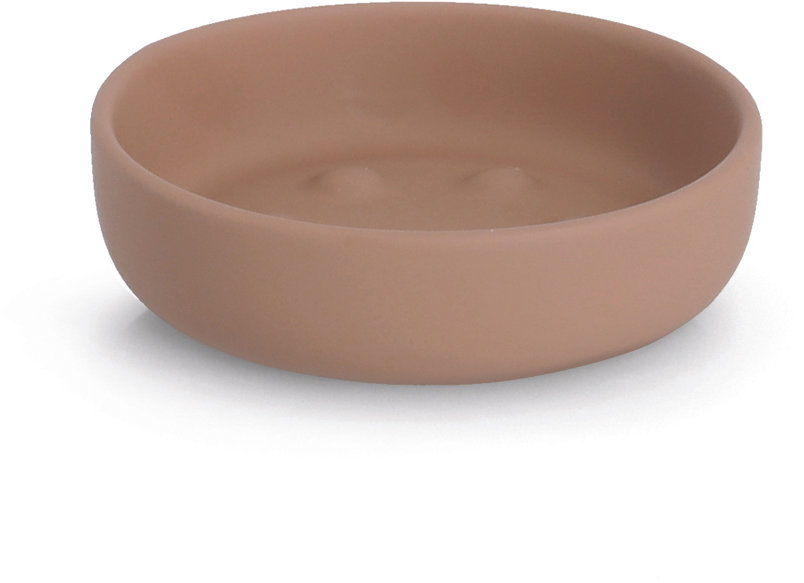 ZELLER Mydelnička keramická farba moka 11 × 3,3 cm