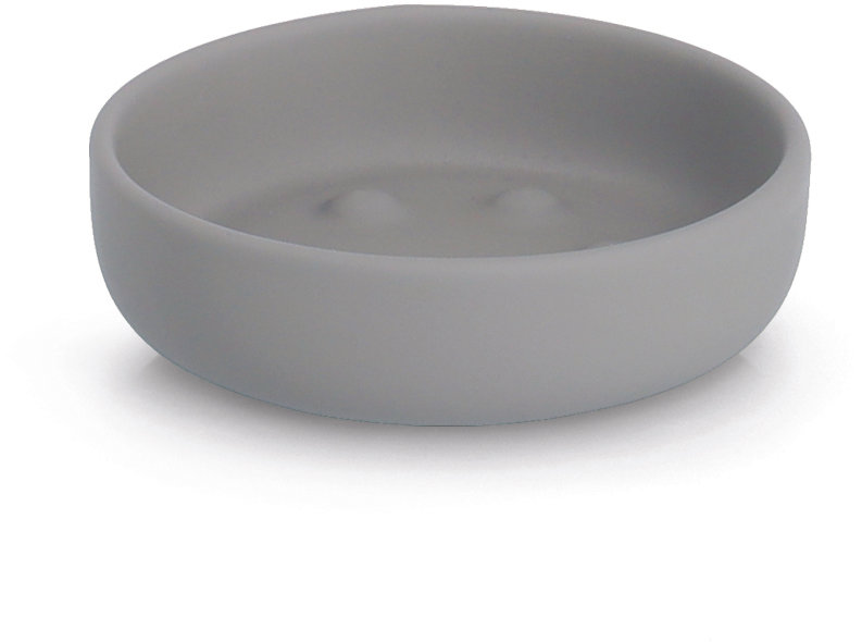 ZELLER Mydelnička keramická sivá 11 × 3,3 cm