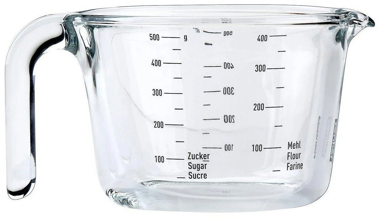 ZENKER Odmerka 500 ml, sklo