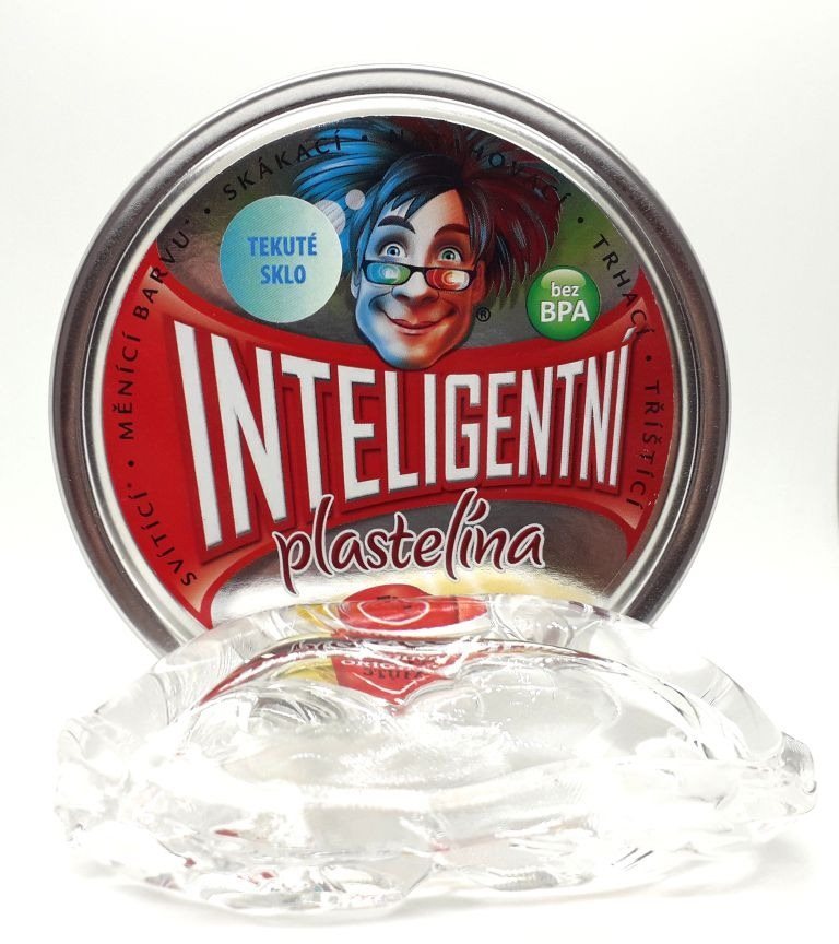 Inteligentná plastelína - Tekuté sklo (krištáľová)