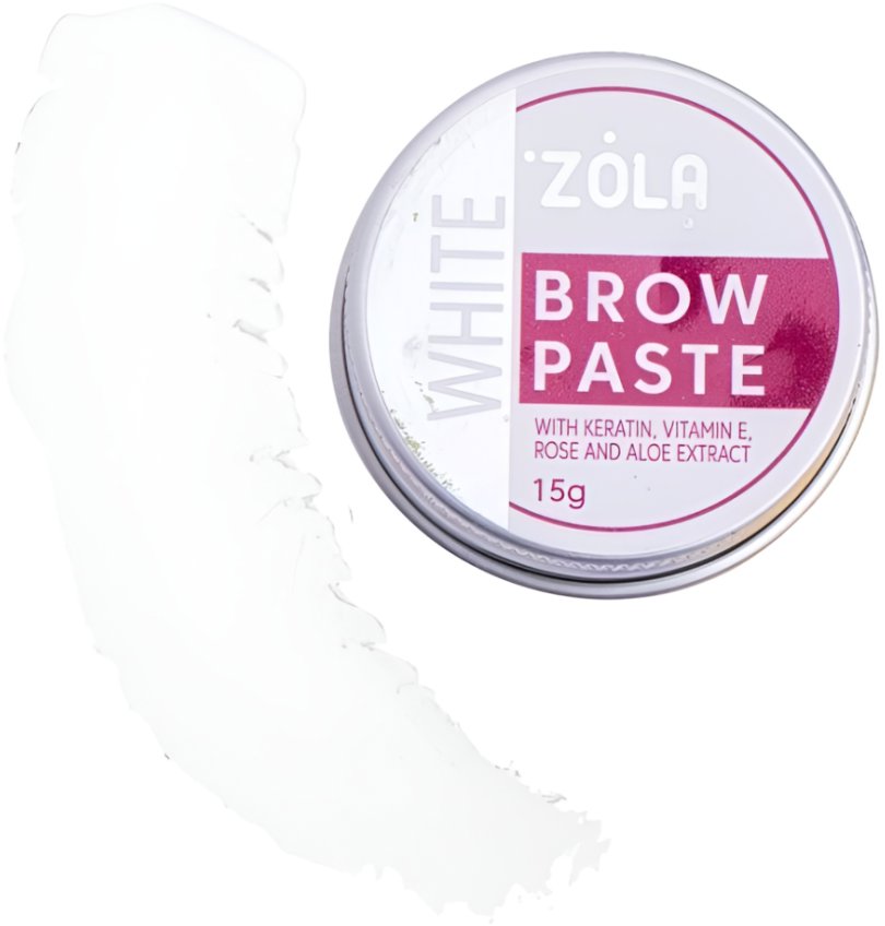 ZOLA Brow Paste - konturovací pasta na obočí, bílá