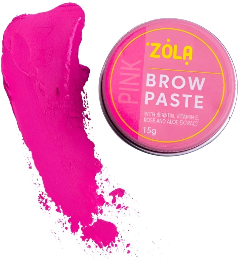 ZOLA Brow Paste - konturovací pasta na obočí, růžová