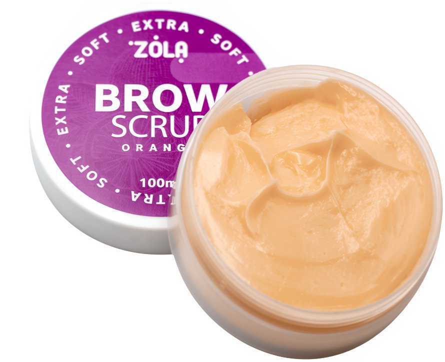 ZOLA Extra Soft Orange peeling na obočie, 100 ml