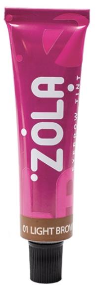 ZOLA Farba na obočie Light brown, 15 ml