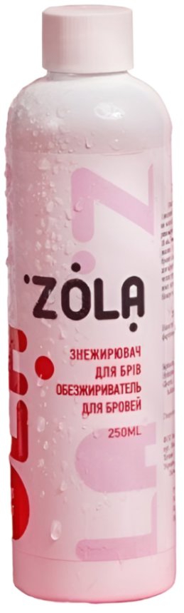 ZOLA Odmasťovač na obočie, 250 ml