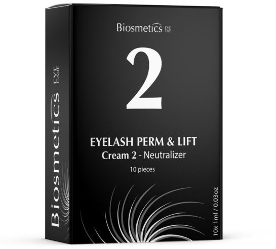 BIOSMETICS trvalá na mihalnice a obočie N2 Neutralizer 1 ml (10 ks)