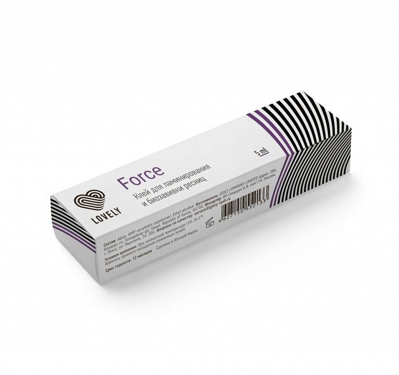 LOVELY lepidlo na lamináciu mihalníc Force 5 ml