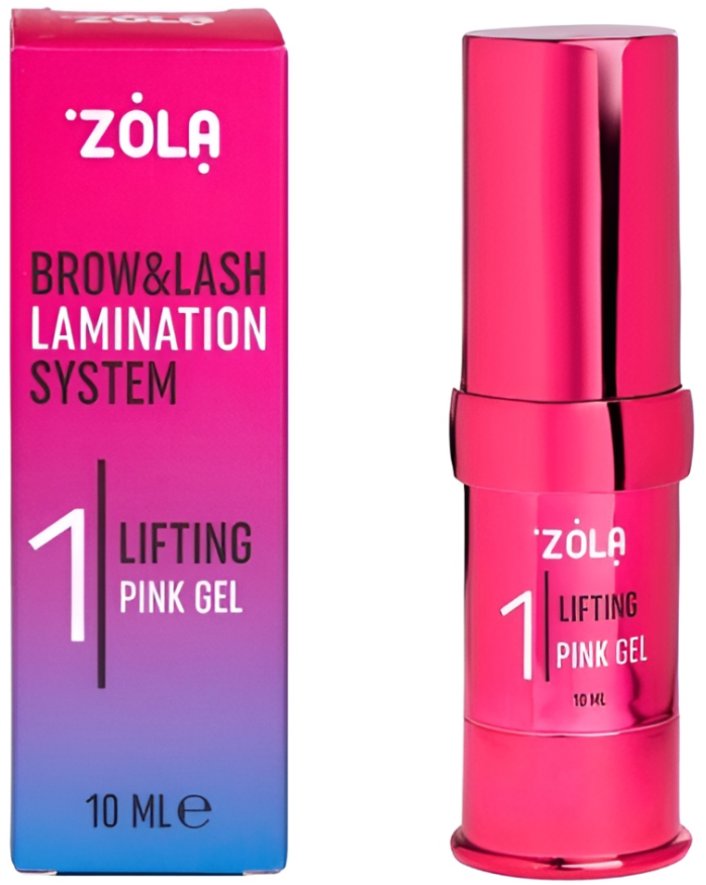 ZOLA Color Lab Lifting Pink Gél 01 laminácia mihalníc a obočia, 10 ml