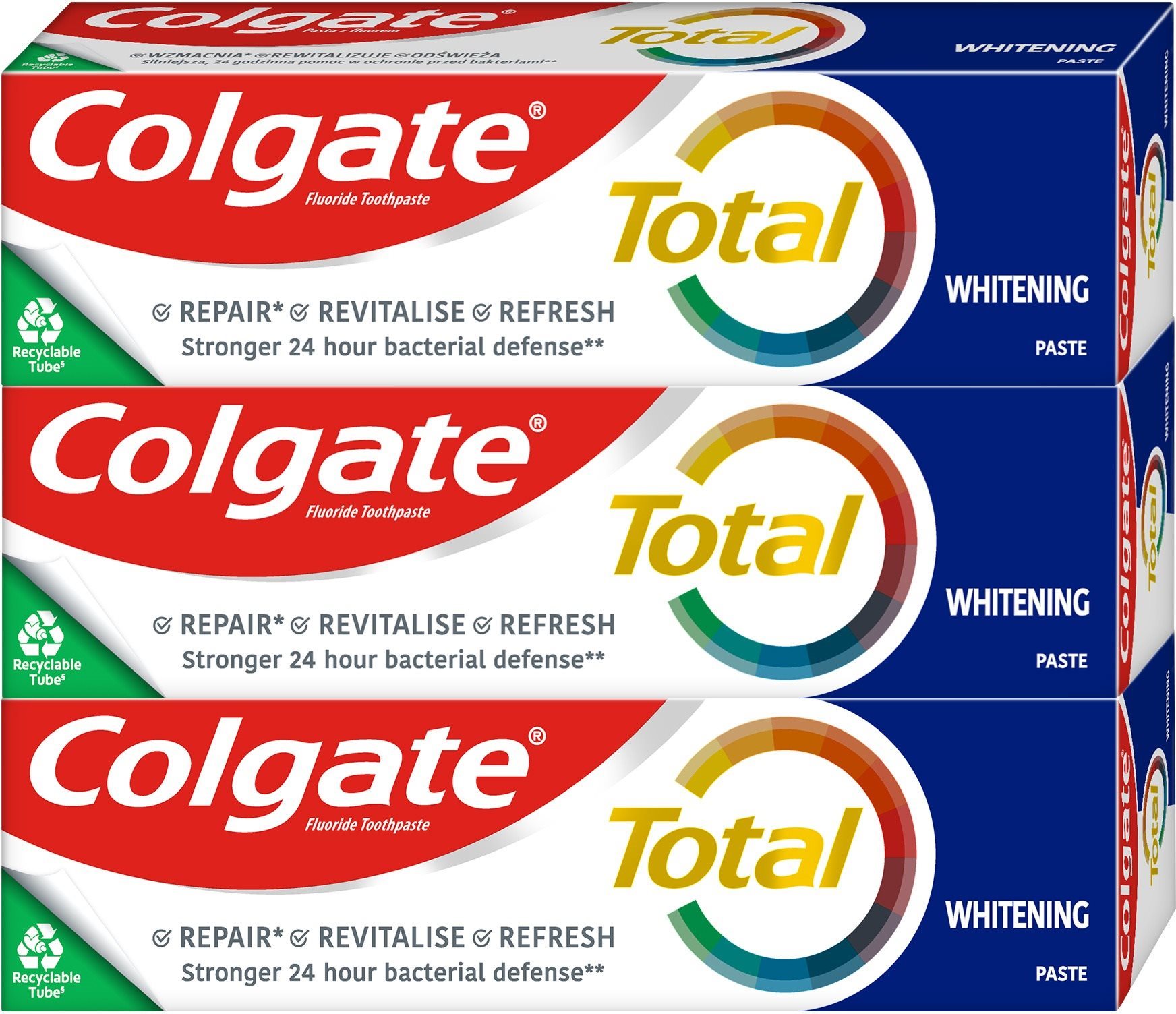 COLGATE Total Whitening 3× 75 ml