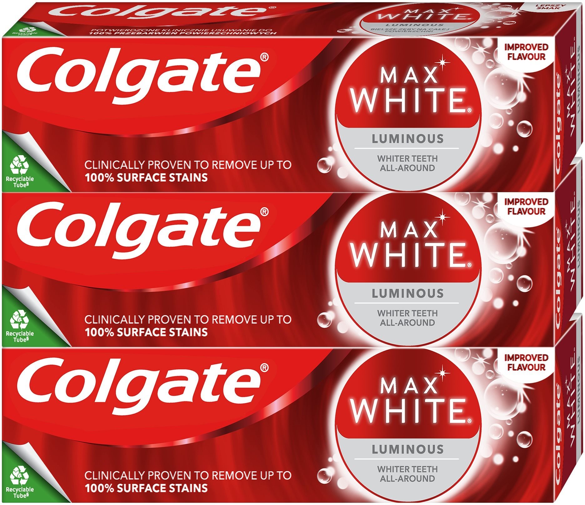 COLGATE Max White One Luminous 3× 75 ml