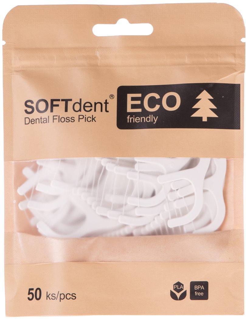SOFTdent Eco dentálne špáradlá, 50 ks