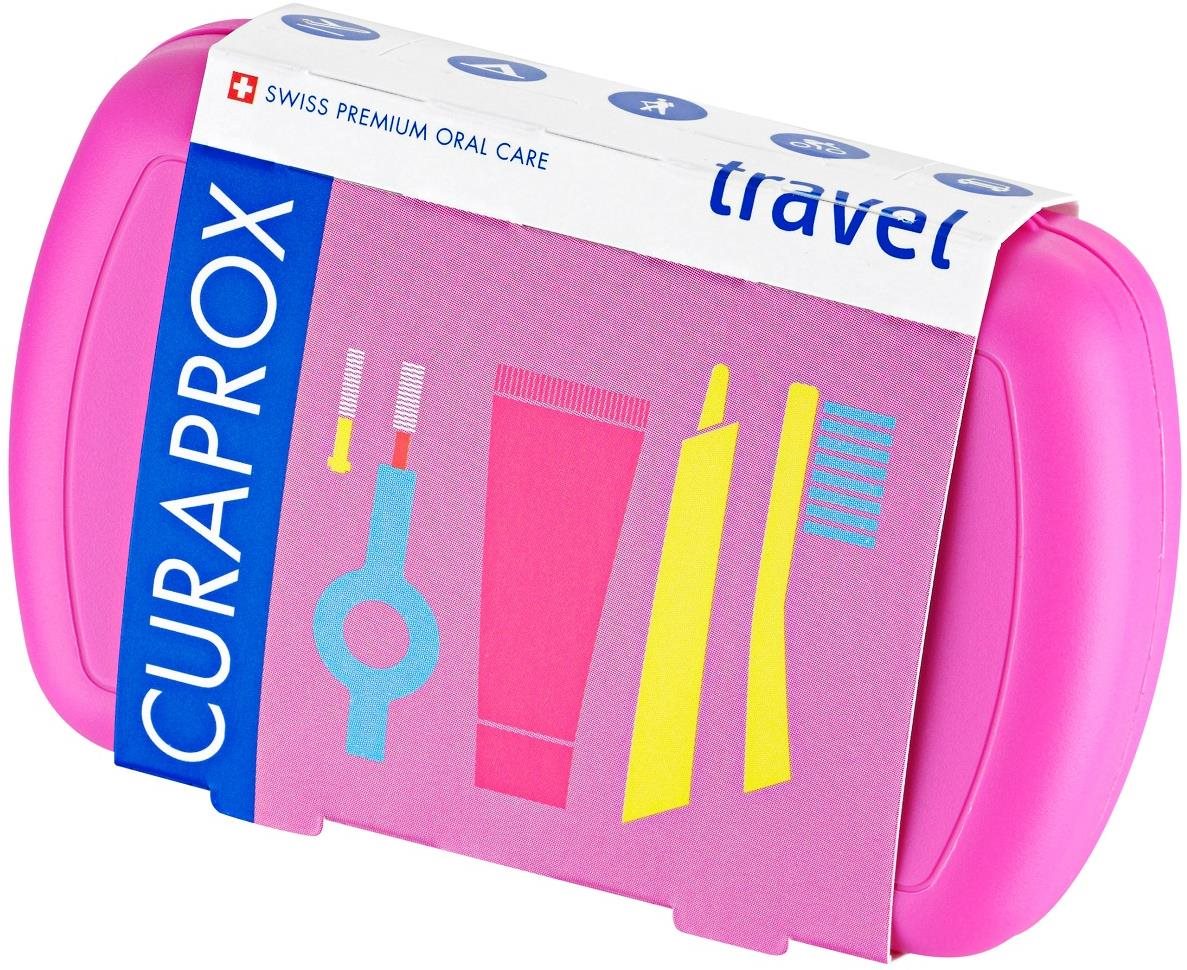 CURAPROX Travel set, ružová