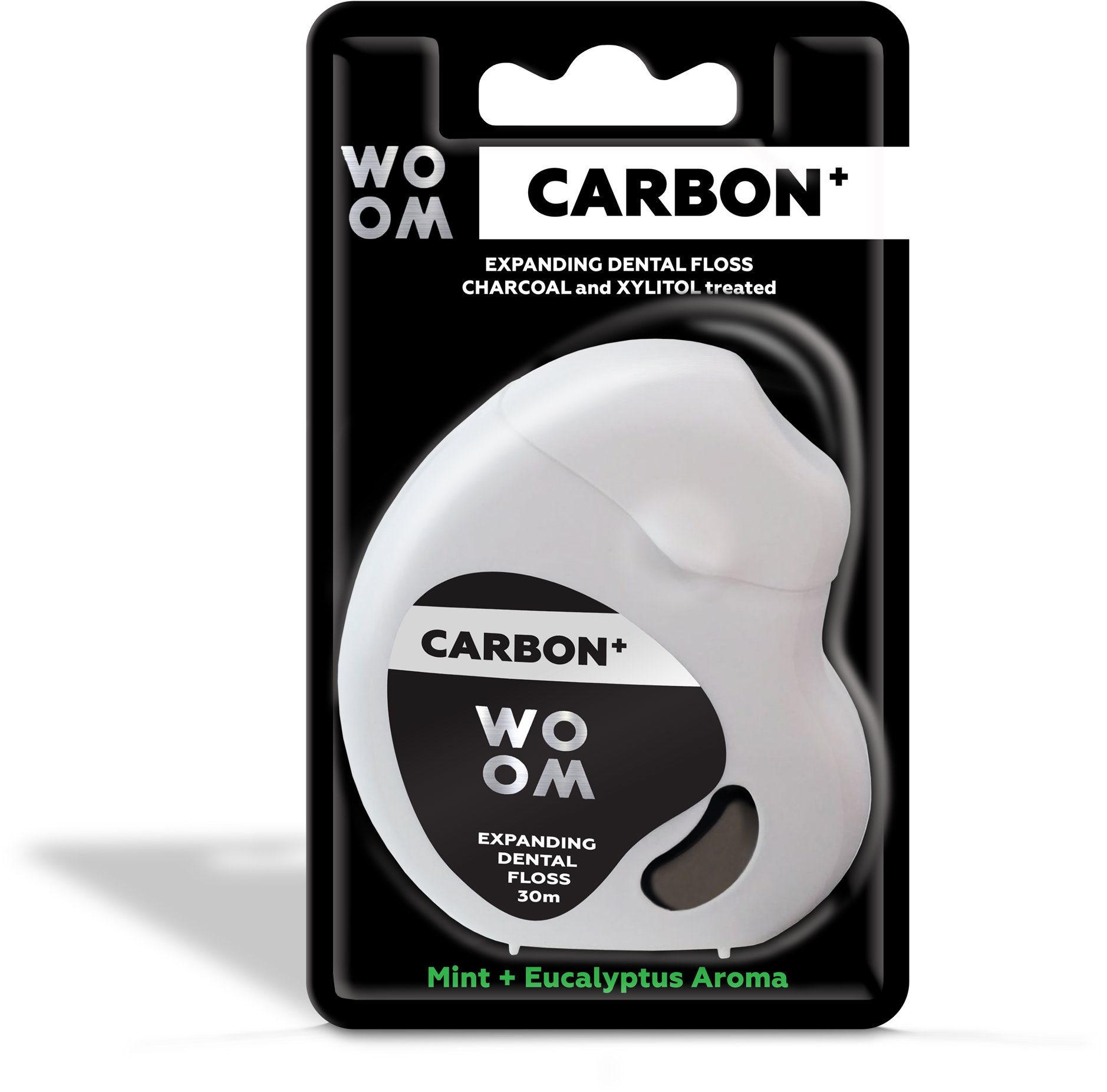 WOOM Carbon+ expandujúca, čierna, 30 m