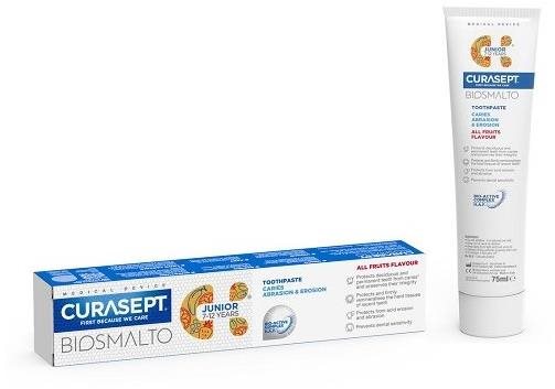 CURASEPT Biosmalto Junior detská ovocná 7 – 12 rokov 75 ml
