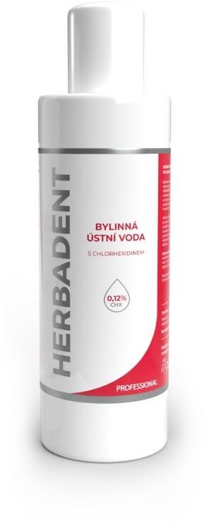 HERBADENT Professional bylinná ústna voda s CHX 240 ml