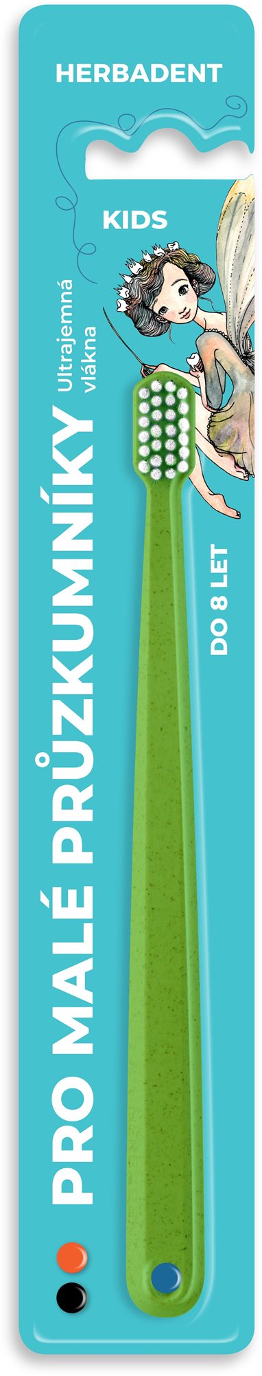 HERBADENT zubná kefka pre malých prieskumníkov (mix farieb)